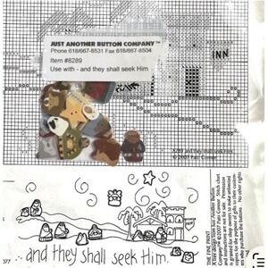 Just Another Button Company And They Shall Seek Him Nativity Kit Fabric 8289
